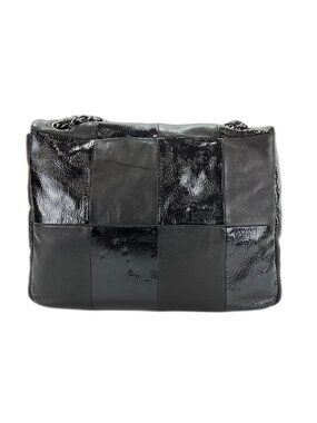 Chanel Shoulder Bag Lambskin Patchwork CC Logo